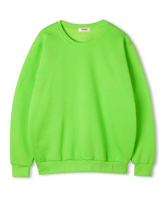 TOPBOY Essential Regular Brushed Sweatshirt Light Green