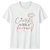Created With A Purpose Womens T-Shirt Mothers Day Gift For Her