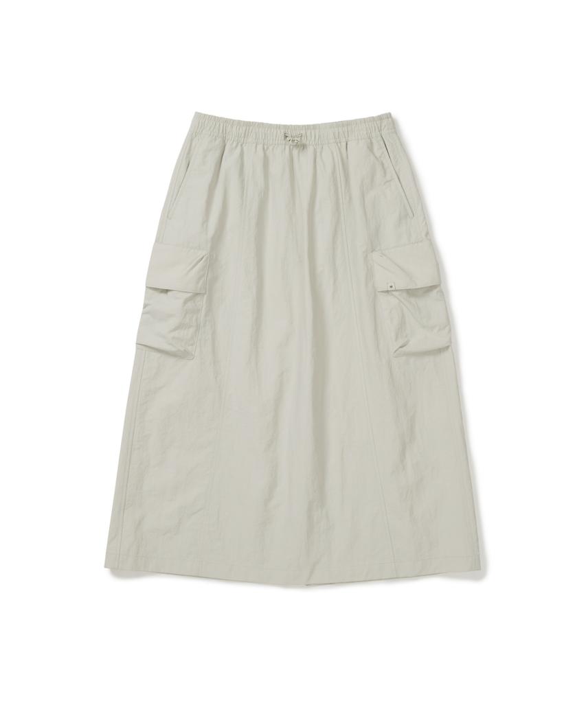 SNOWPEAK APPAREL Cample Flare Skirt (S26Zwcsk11) Light Beige