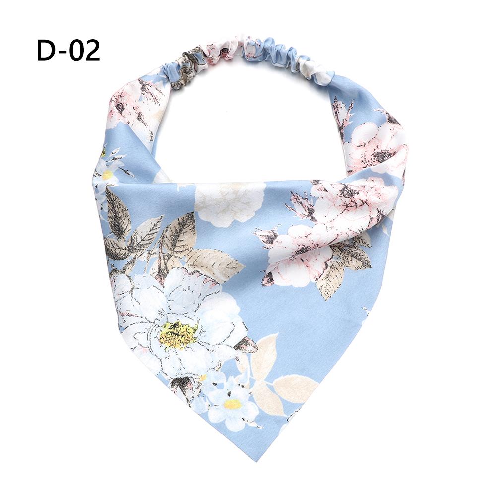 Bandeaux élastiques chouchou Turban imprimé Floral Bandanas bandeaux cheveux écharpe bandeau