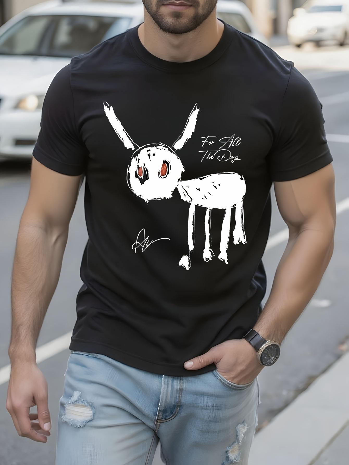 Drake for All The Dogs Dog Face Graphic Tshirt Graphic Ov... XXXXL