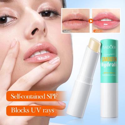 Rossetto idratante, levigante, con protezione solare, anti-UV, rossetto