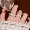 High-End Exquisite Open Bow Ring for Women – Adjustable, Trendy, and Fashionable Index Finger Ring with Niche Design