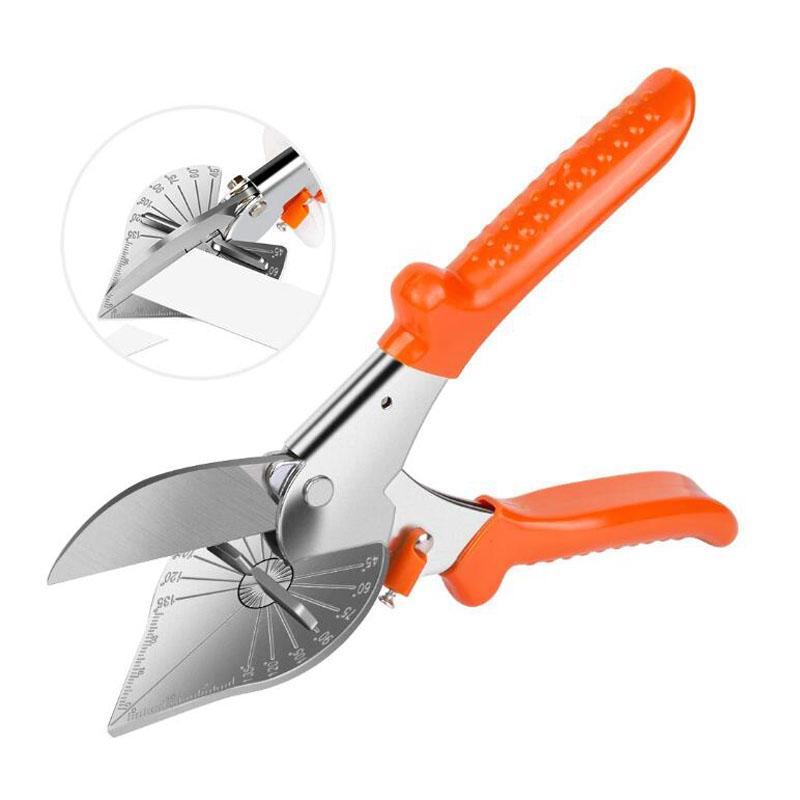 

Multi-Angle Miter Shear Cutter Cut Soft Wood Plastic Rubber PVC Wires with 45-135 Degree Adjustable Angle Scissors DIY Hand Tool A