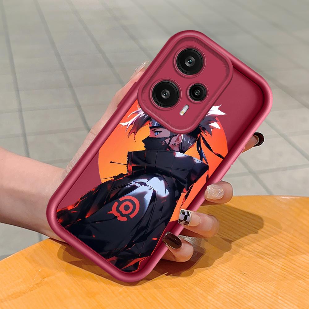 Weiches Silikon-Telefongehäuse mit quadratischem Leiterdruckmuster, vollständige Abdeckung, Kamera, stoßfestes Schutzgummigehäuse für Xiaomi Redmi