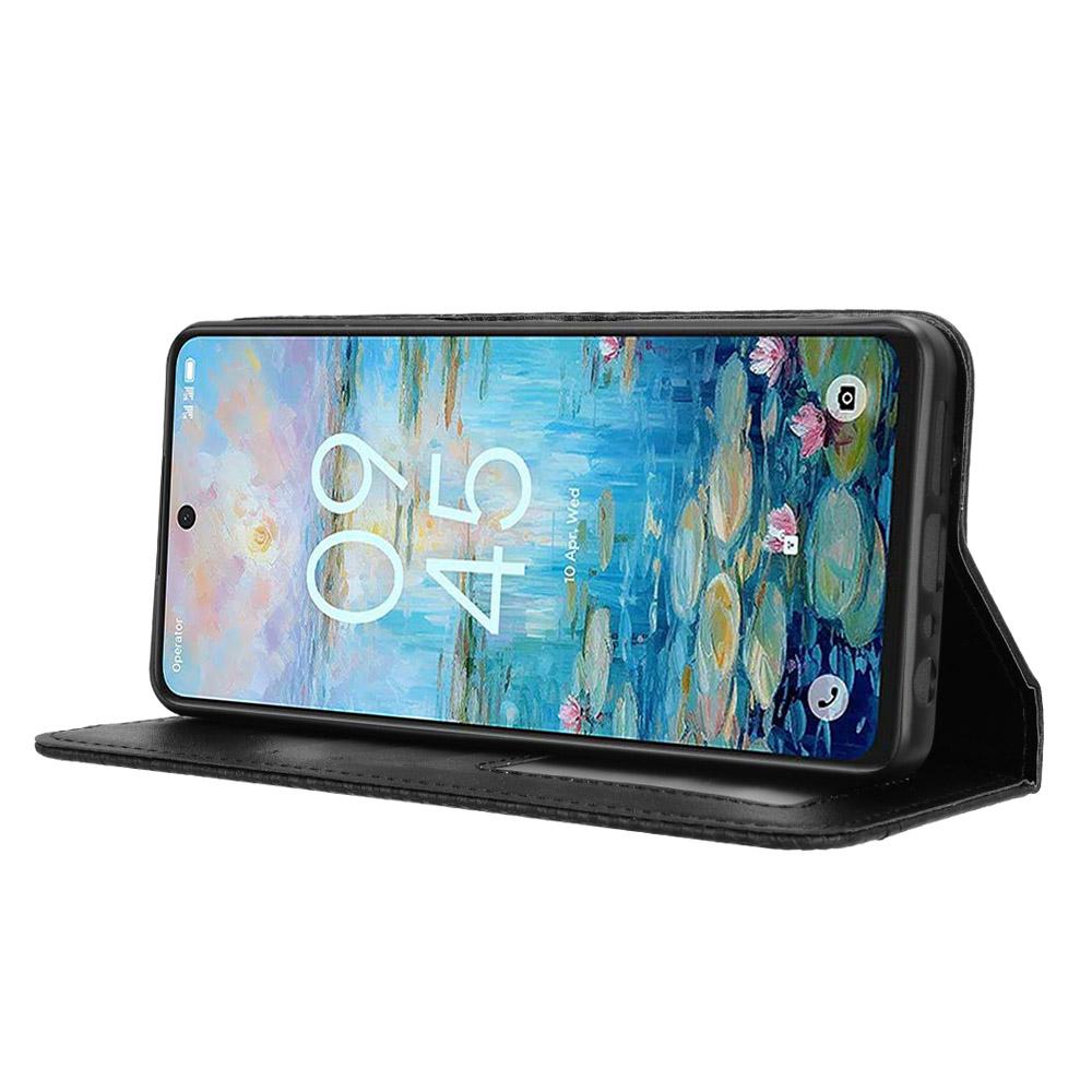 For TCL 50 Pro Nxtpaper 5G/50 Nxtpaper 5G/TCL P10/60 XE NxtPaper 5G Leather Case Wallet Stand Retro Texture Phone Cover