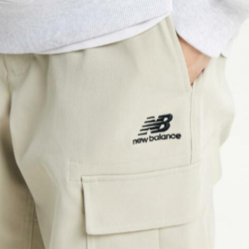 New Balance Široké Cargo Kalhoty Volný Střih Unisex Nbntd31803 Be