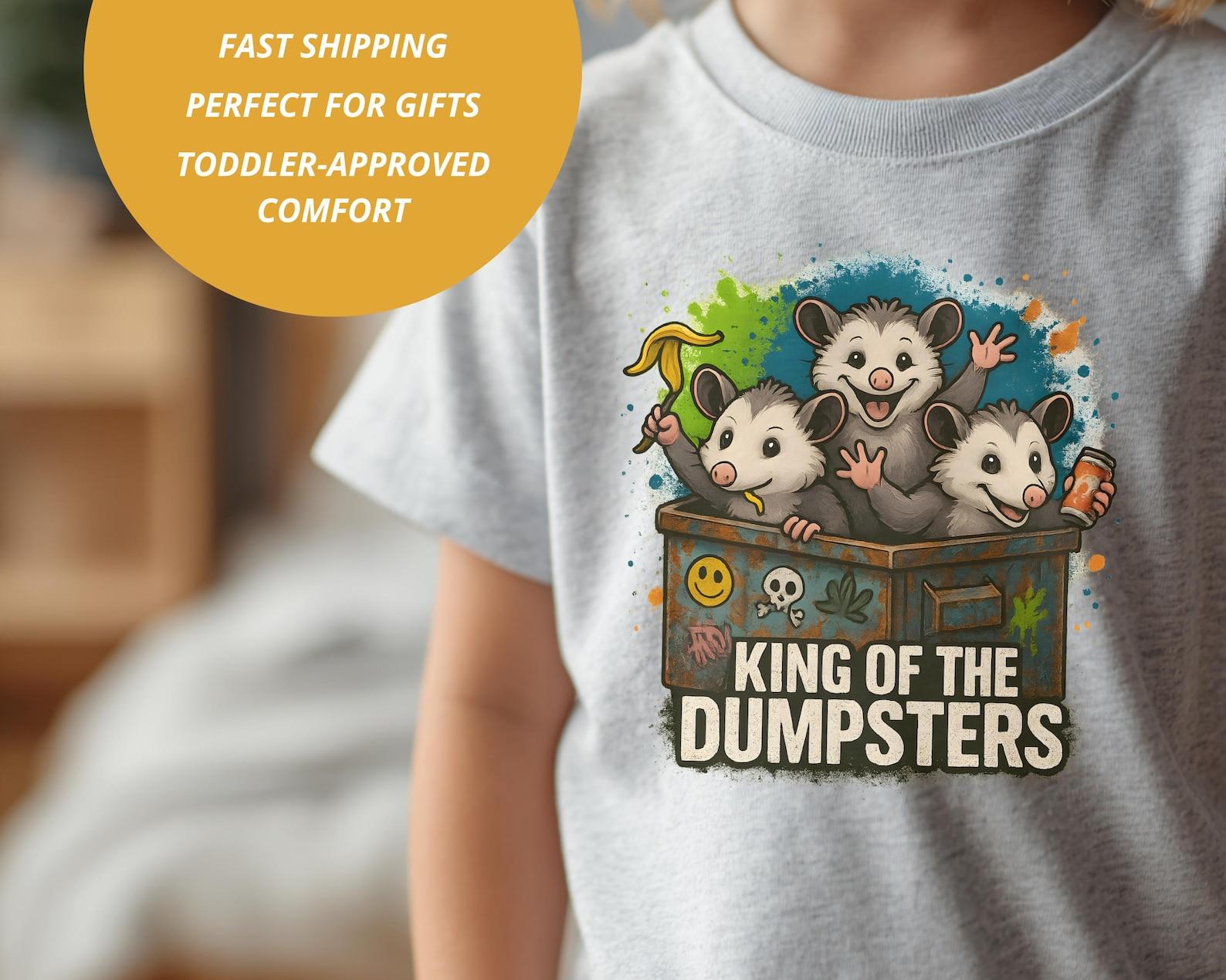 Opossum Shirt: Cute Kids T-Shirt, Funny Animal Tee, Birthday Gift, Playful Toddler Shirt 120