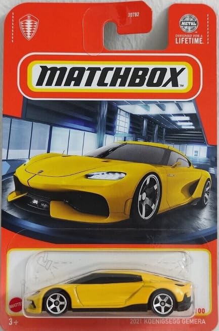 

Matchbox 2021 Koenigsegg Gemera 74/100 (Yellow)