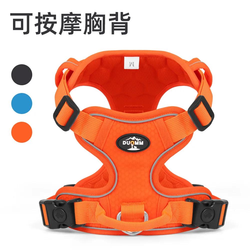 

New Pet Chest Strap Vest Type Small Dog Walking Dog Rope Leash Pet Products S оранжевый