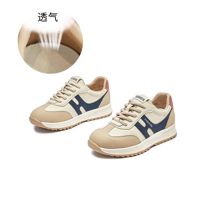 Forrest Gump shoes women's 2025 spring new thick-soled German training shoes women's casual versatile white shoes women's sports women's shoes