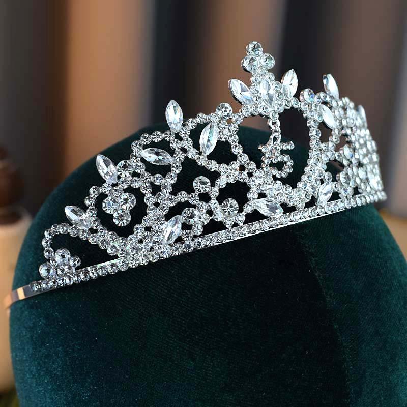European and American Fashion Headbands  Rhinestone Crowns Princess Birthday Crowns  Coming of Age Party Headwear  High Appearance Level