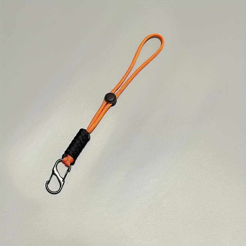 Braided Keychain with Wrist Hook - Durable Outdoor Multi-Color Key Holder for Hiking, Camping & Everyday Use, Camping Accessories