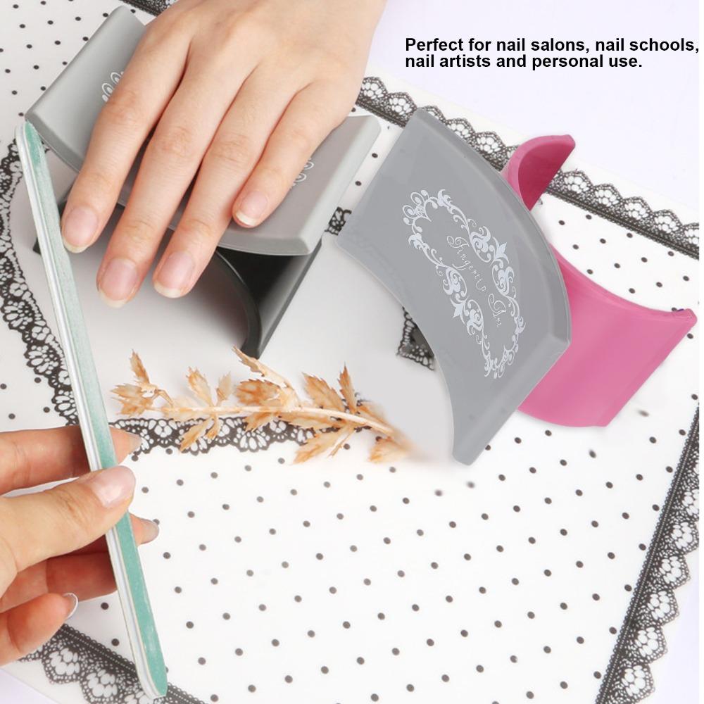 Weiche Silikon-Maniküre-Handauflage Rosa oder Schwarz Nagelkunst-Auflage Nagelkunst-Zubehör