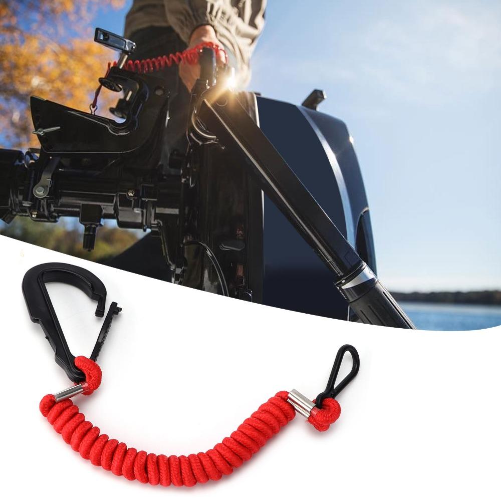 Red Safety Lanyard 15920A54 Security Tool for Mercruiser Emergency Marine Application