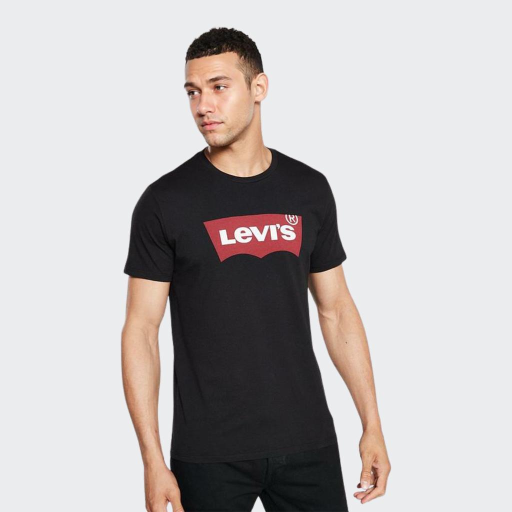 Levis Classic Logo Printed Short Sleeve T-Shirt Men Tops Black 17783-0137