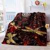 1PC Aboriginal Art Blanket Vibrant Dot Soft Comfortable All Seasons Perfect Sofa Office Travel Home Gift Idea