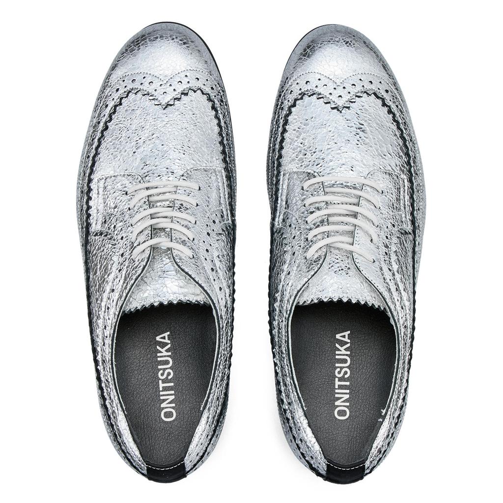 Onitsuka Tiger BROGUE Slip Resistant Abrasion Resistant Low top Casual Shoes Women's Silver 1182A640-020