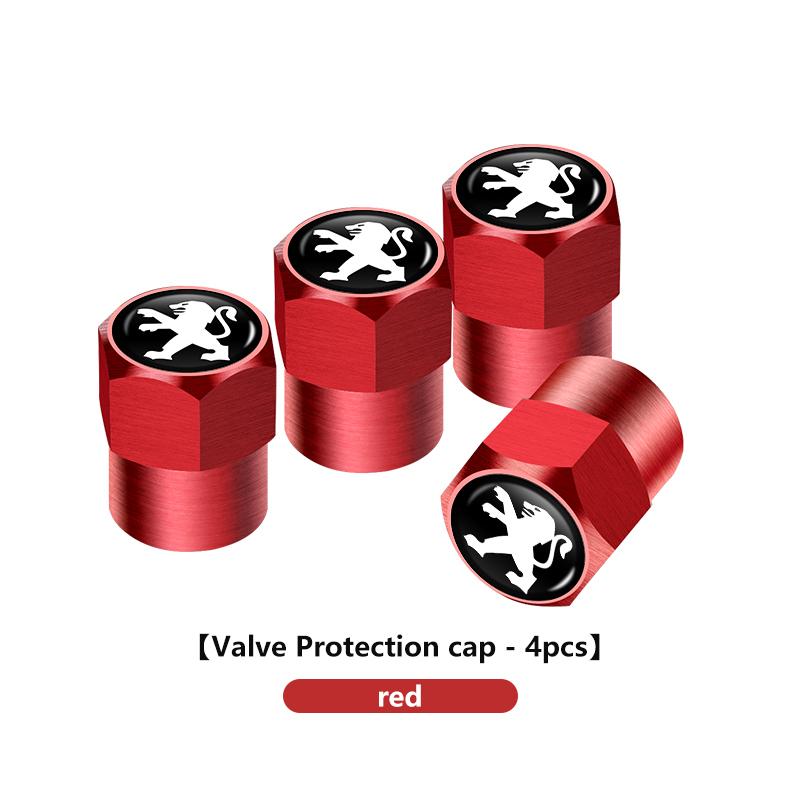 2026 Adesivo Auto Caldo Per Peugeot Stelo Valvola Pneumatico Auto Tappo Stile Zigrinato Tappo Valvola Pneumatico 407 508 2008 5008 107 106 205 4008 301 6