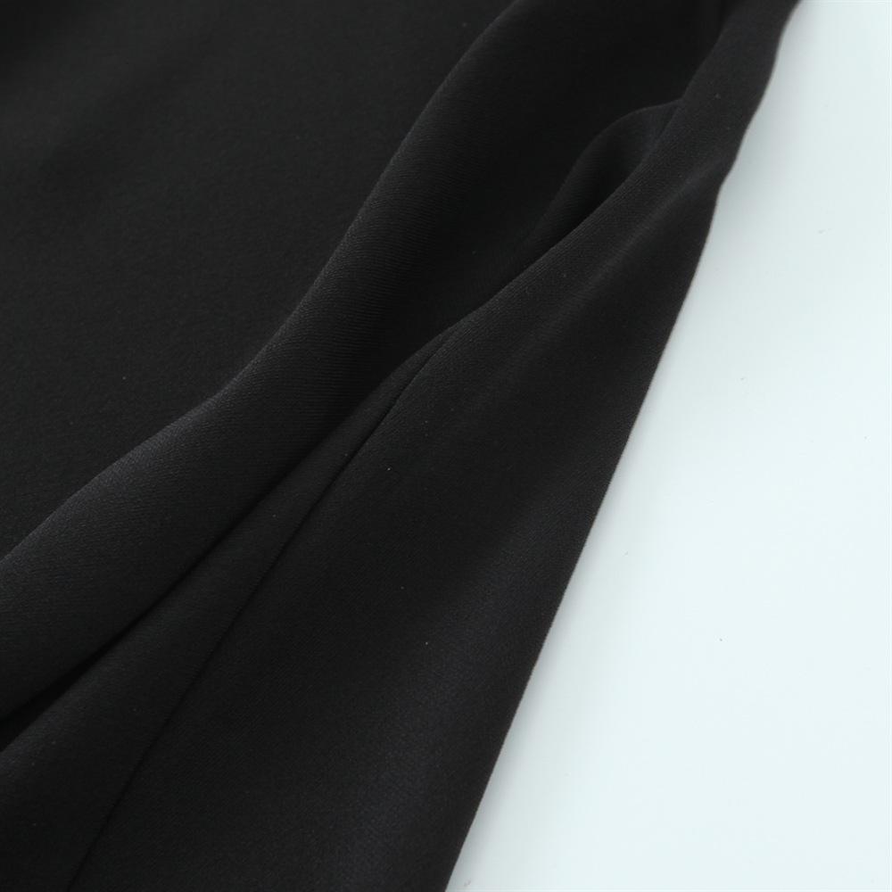 2025 Spring/Summer Women's Slim Solid Color Halter Neck High Waist Mini Dress
