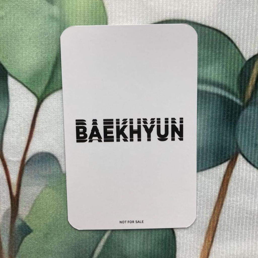 [USED] EXO Japan BAEKHYUN Winning Serial Code Trading Card Baekhyun