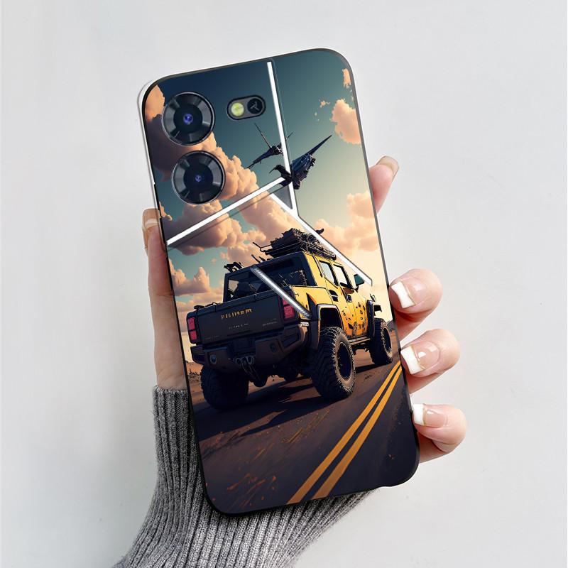 For Tecno Pova 5 Pro Case Cover Shockproof Black Wukong Phone Cases For Tecno Pova 5 Silicone Back Cover Pova5 Pro Bumper Fundas