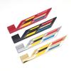 1 pair 3d Metal V Logo Sticker Car Fender Emblem Badge Decals For CTS ATS CTS-V ATS-V STS CT5 CT4 CT6 XT5 XT6 V Accessories