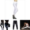 Figure-flattering Women's High Waist Leggings With Reflective Strip For Yoga And Fitness