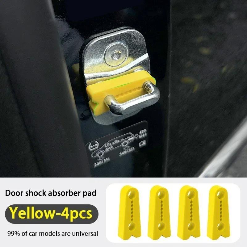 2-4PCS Car Door Shock-absorbing Pad, Car Door Closing Shock-absorbing and Silencing Modification, Universal Shock-absorbing Pad