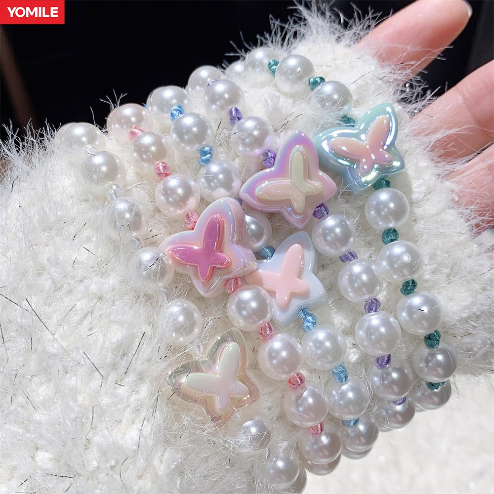 

INS Beading Pearl Lanyard Bracelet Phone Pendant Keychain for Cellphone Bag Strap Keyring Jewelry Hanging Chain Buckle морилка червоний колір 19