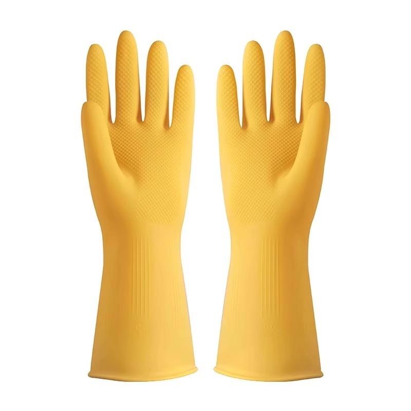 Küchengeschirrspülen Verschleißfest Hausarbeit Arbeitsschutz Wäsche Autowäsche Gummi Verlängerung Wasserdichte Handschuhe