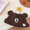Trendy 2025 Handmade Knitted Cartoon Bear Wool Hat – Perfect Gift for Besties