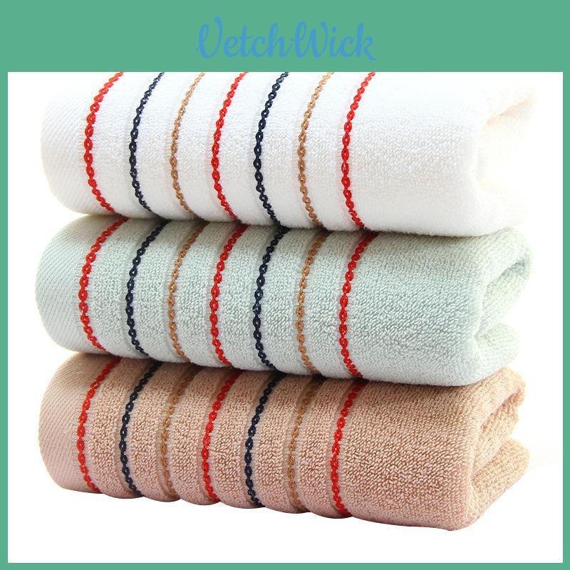 Large Striped Cotton Towel Soft And Absorbent Bath And Shower Towel For Adults And Kids