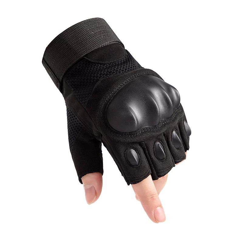 Tactical Soldier Fan Black Hawk Tactical Gloves Half Finger Full Finger Scratch Resistant Fighting Self-Defense Training Special Combat Gloves