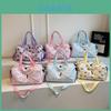Hello Kitty Cartoon Nylon Shoulder Bag For Kid With Lightweight Design For School And Outings