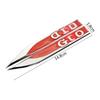 2 Stück 3D Metall Auto Kotflügel Abzeichen Aufkleber GTD Logo Aufkleber 4 5 6 7 MK4 MK5 MK6 MK7 GTD Emblem Zubehör