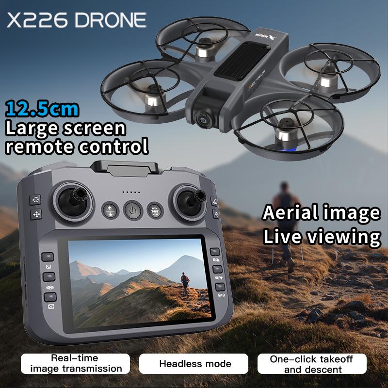 2025 X226 Drone 4K Professional HD Wide Angle Camera 5G WIFI Brushless Motors Quadcopter Height Hold Screen Control FPV Dron Toy