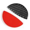 Akozon Door Handle Cover 2pcs Carbon Fiber Car Interior Door Handle Cover Sticker Trim Fit for Mini Cooper R55/R56/R60