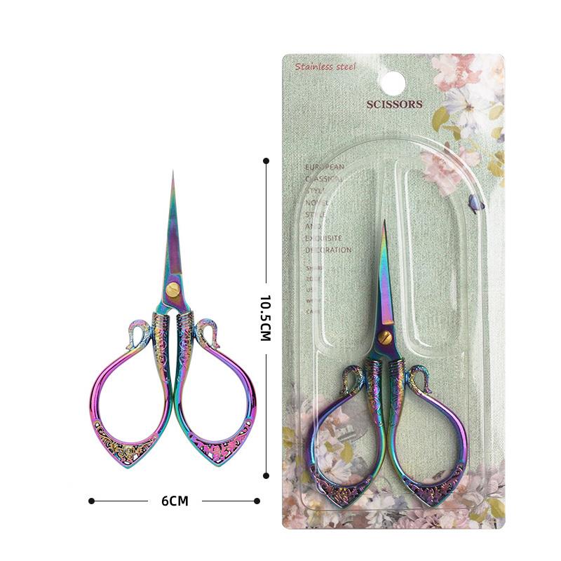 Tailor'S Scissors Handmade Scissors Stainless Steel/Zinc Alloy Classic Retro Sewing Clipper Paper Cuttings Thread Trimming Head