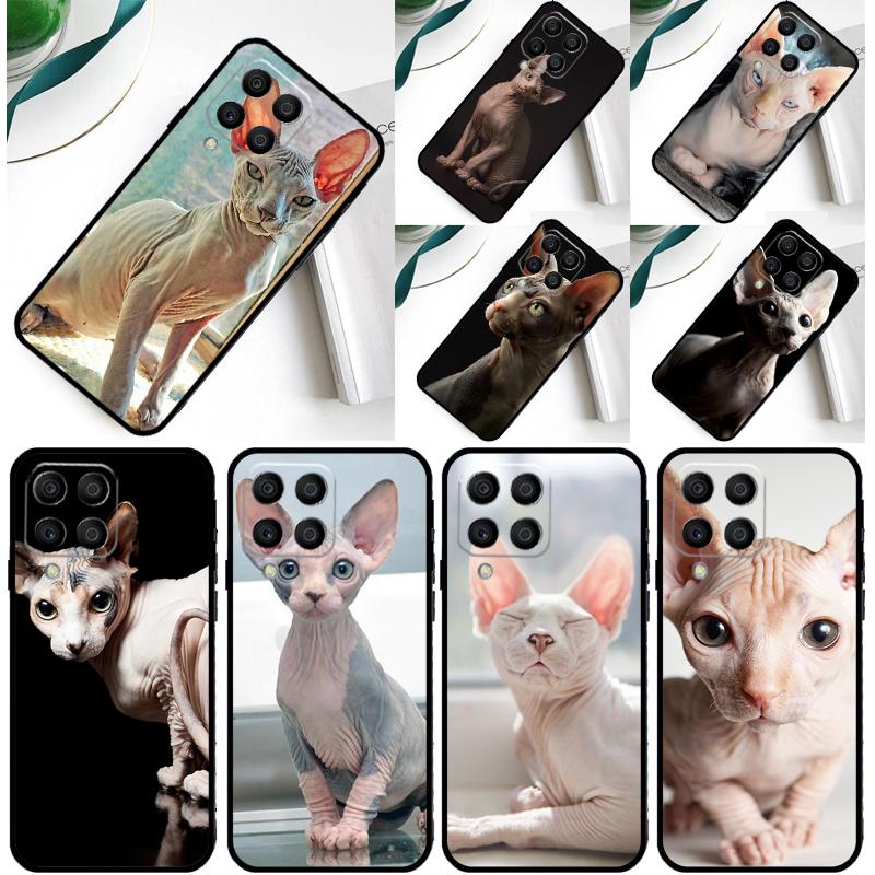 Sphynx Cat Cover For Samsung Galaxy M32 M52 M12 M13 M33 M23 M53 M15 M55 M31 M51 M14 M34 M54 M20 Case
