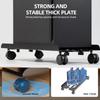 Computer Tower Stand Fits Most PC for Home Office,Mobile CPU Stand, Steel PC Tower Stand CPU Holder with Rolling Caster Wheels