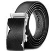 Trendy Youth & Middle-Aged Men's Genuine Leather Automatic Buckle Belt - Korean Style for Casual & Business Wear
