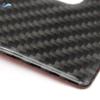 For BMW 3 Series E90 2005-2012 2pcs Carbon Fiber Car Interior Dashboard Side Panel Buffer Pad Trim 2006 2007 2008 2009 2010 2011