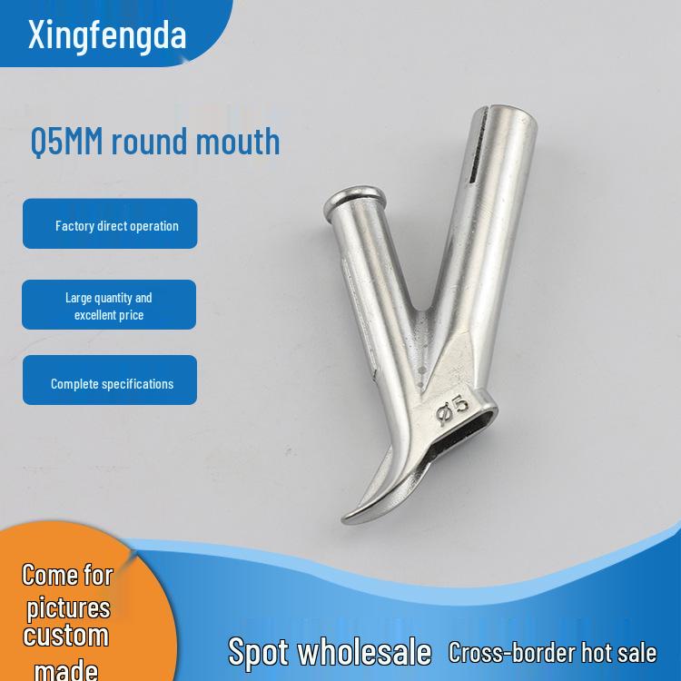 Heißluftschweißpistolen-Zubehör: Edelstahldüsen - Dreieckiger Festpunkt, Y-förmig und Runddüse