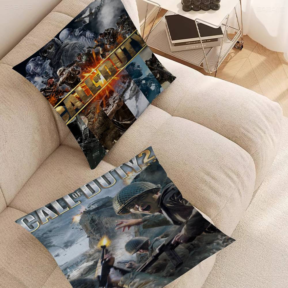 C-Call of Duty Pillowcase toon Gift Cushion Cover Bedroom Home Sofa Chair Seat Decor pillow case