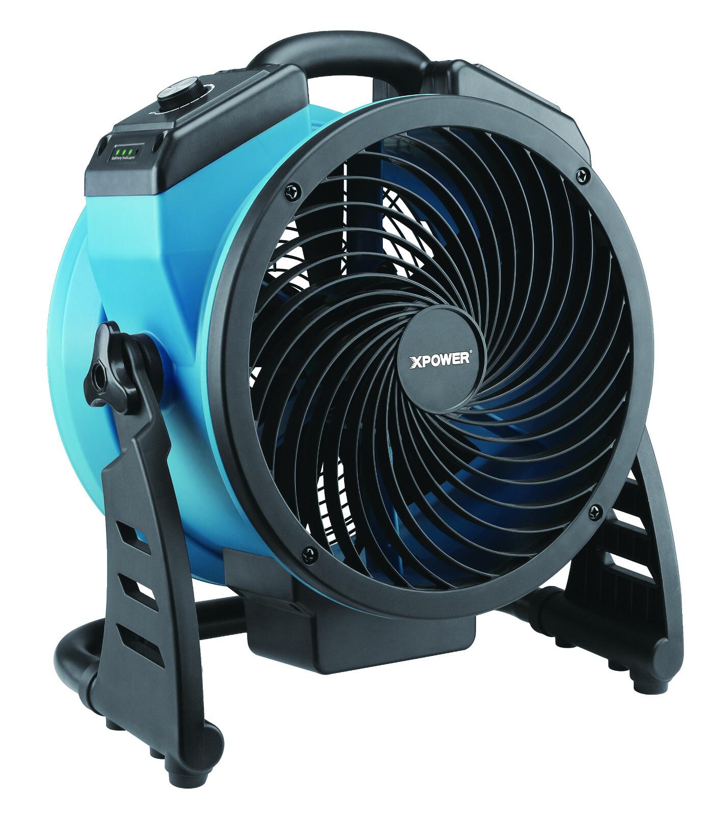 XPOWER FC-150B Dual Power Corded/Cordless Rechargeable Brushless DC Motor Air Circulator EU PLUG