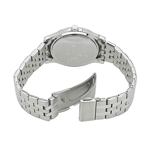 The Clock House MBF5002-BK1A Men's Stylish Business and Formal Analog Waterproof Wristwatch, Black