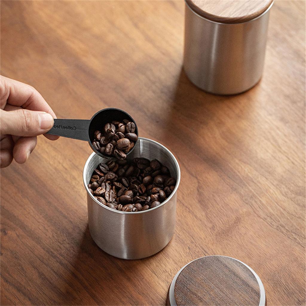 Kleiner Edelstahlbehälter mit luftdichtem Deckel Kaffeebohnen-Aufbewahrungsbehälter Kaffeedose Kaffee-Aufbewahrungsglas für Kaffee