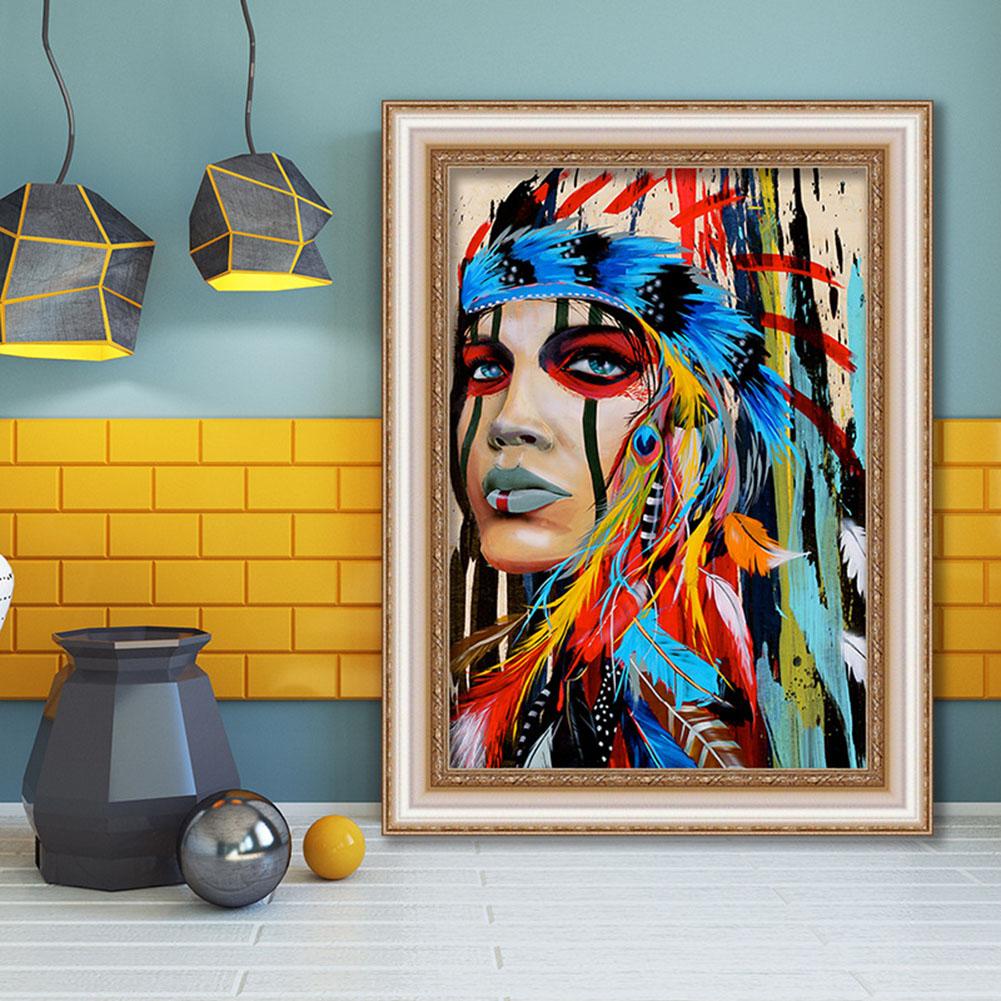 30x40cm DIY 5D  Full Drill Cross-stitch Embroidery Rhinestone Home Decoration