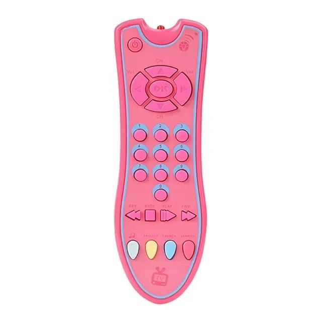 Music Mobile Phone Toy Baby Early Educational Toy Simulation TV Remote Control Electric Numbers English Learning Toy